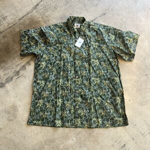 Yiume Shirt Men 4XL hawaiian shirt Resort Wear Floral Shark Hawaii Palm Tree